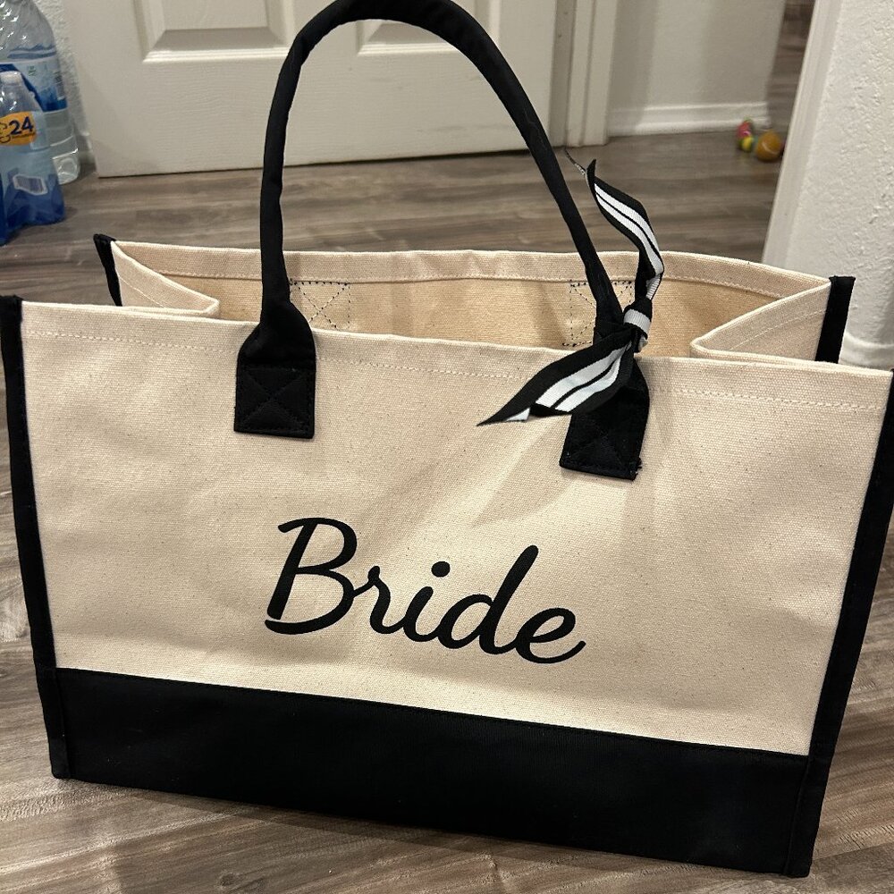 BRIDE Bundle - Bag, Earrings, Accessories, Pool Float, Veil Weights, and More!